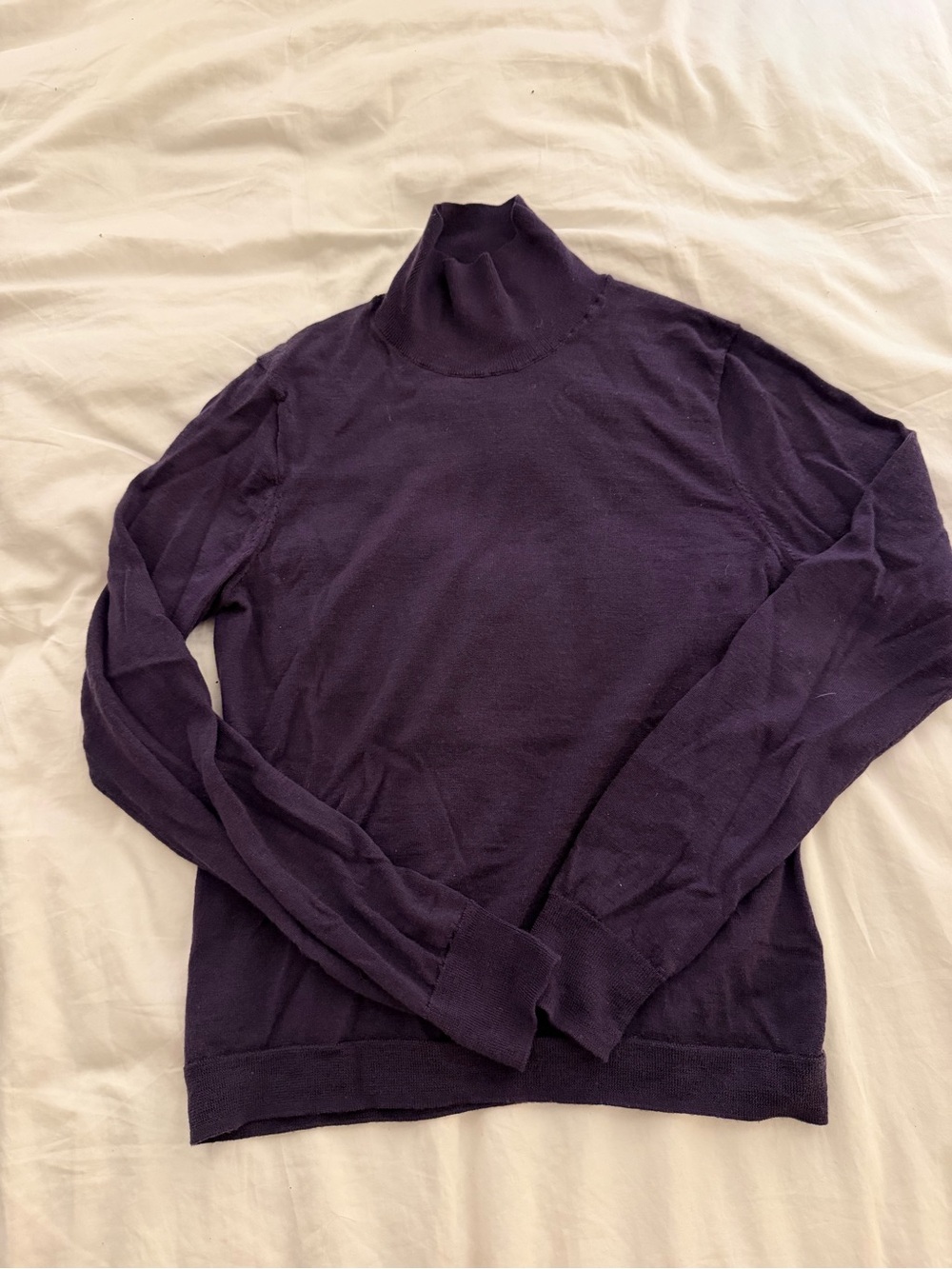 J. Crew Women's Turtleneck Sweater - Deep Purple